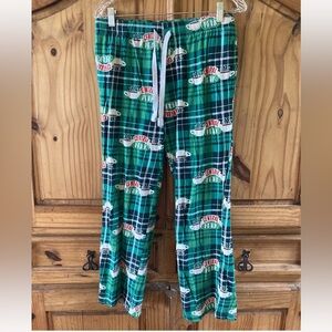 Men’s Friends Central Perk green pajama lounge pants - size S